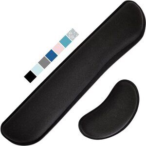 Gorilla Grip Silky Gel Memory Foam Wrist Rest for Computer Keyboard